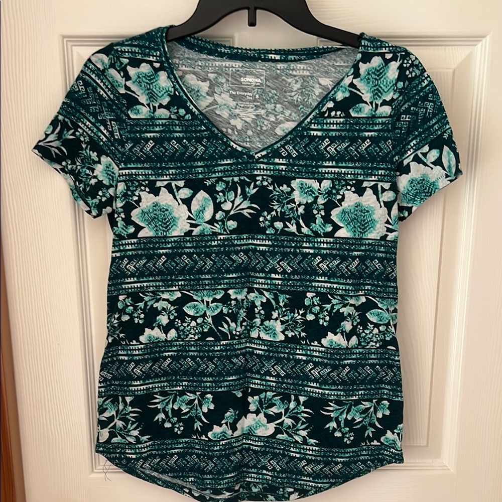 Sonoma Green Fitted Short Sleeve T-Shirt